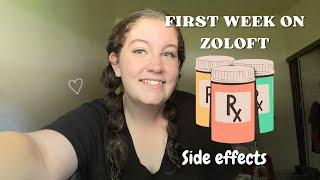 My first week on Zoloft my experience is it helping my anxiety [upl. by Llenrahs]