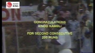 Vinod Kambli 2nd Double hundred 227 against Zimbabwe in Delhi 1993 [upl. by Gibeon875]