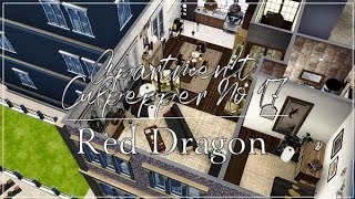 SIMS 4  APARTMENT TOUR  CULPEPPER NO17RED DRAGON DOWNLOAD inclCC [upl. by Yauqram]