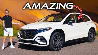 The most luxurious Mercedes EQS SUV review [upl. by Lani]