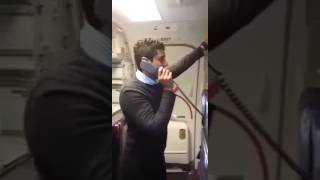 Hilarious Kulula flight attendant Adrian Thomas [upl. by Aleacem45]