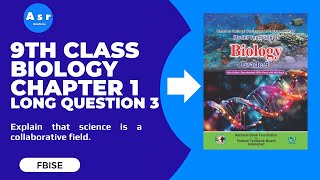 9th Class Biology Chapter 1 Exercise Solution for Extensive Question 3 [upl. by Edia]