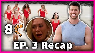 The Bachelor Ep 3 Recap  Shrimp Gate Cassidy Shocked By Early Exit amp More Elizabeth vs Shanae [upl. by Nedyarb]