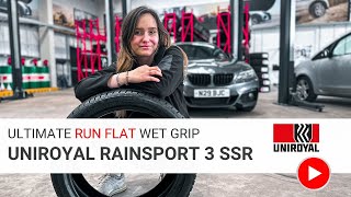 The Uniroyal RainSport 3 SSR  The Ultimate Run Flat Wet Grip [upl. by Newbill]