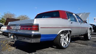 LSX Buick Park Avenue on 26quots StreetKingsMagazine OrlandoClassic2k18 [upl. by Cacie149]