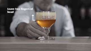 How to serve Chimay draught beer properly [upl. by Madora]