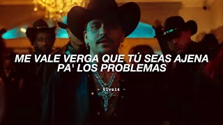 Christian Nodal amp Peso Pluma  La Intención Video Oficial  LetraLyrics [upl. by Leruj]