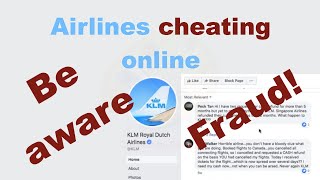 Fraud online by KLM [upl. by Nicolis]