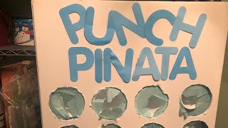 DIY Kids Party Games Punch Pinata Indoor Birthday Party Games for the Low 🪅 [upl. by Samara]