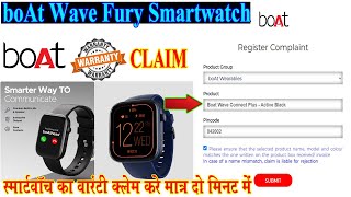 Boat smartwatch warranty registration 2024  Boat Smartwatch  Boat warranty claim [upl. by Ange873]