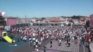 Longfellow Elementary  Dance at Jump Rope For Heart  Limbo April 2017 [upl. by Rotce946]