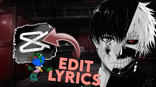 EDIT LYRICS TELA CHEIA  CAPCUT  NODE VIDEO [upl. by Annor]