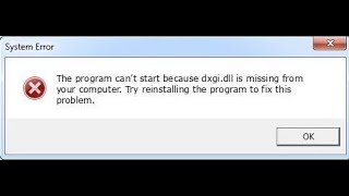 So beheben Sie Dxgidll nicht gefunden und Dxgidll fehlende Fehler auf Ihrem Computer [upl. by Reklaw50]