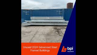 Unused 2024 Galvanised Steel Framed Buildings in Various Sizes [upl. by Eisseb]