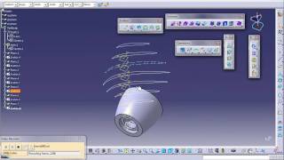 Modeling Fan or Propeller Blades with CATIA V5 [upl. by Dorwin265]