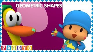 💠Learn SHAPES with Pocoyo 8 shapes 💠 EDUCATIONAL VIDEOS for KIDS [upl. by Canning889]