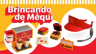 MC LANCHE FELIZ ABRIL 2024  BRINCANDO DE MÉQUI  COMPREI TODOS BRINQUEDOS mcdonalds mclanchefeliz [upl. by Emixam143]