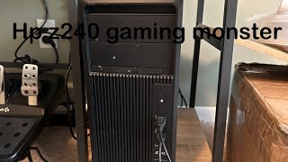 Turning an hp z240 into a gaming monster [upl. by Ahtel]