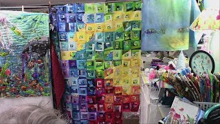 Sunday Livestream at OT2Q Sept 15 24 Our fantasy undersea quilt is coming along Colorwash too [upl. by Camilia]