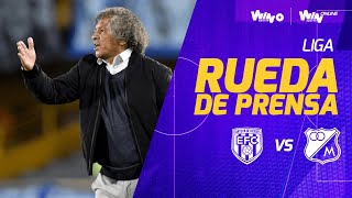 Rueda de prensa de Millonarios tras su partido con Envigado [upl. by Pammie]