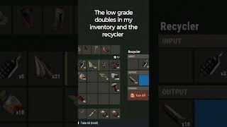 console rust recycler duplication glitch rust gamebugs [upl. by Thomasa]