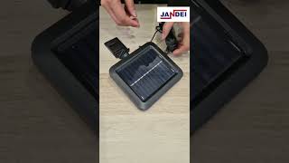 Aplique Solar 56 leds exterior 500 lms JANDEI [upl. by Adallard806]