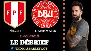 PEROU  DANEMARK  0  1 COUPE DU MONDE 2018  SCHMEICHEL ENORME   16062018 [upl. by Ruscher]