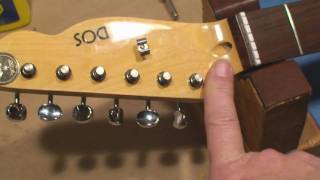 DOS Telecaster Truss Rod Repair [upl. by Roselba986]