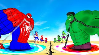 Evolution Of HULK Family VS Evolution Of SPIDERMAN Family  Ranked From Weakest To Strongest [upl. by Sible28]