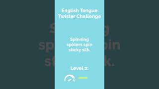 English Tongue Twister Challenge 68 [upl. by Nohsad]