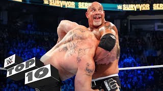 Goldberg’s biggest Jackhammers WWE Top 10 Feb 9 2020 [upl. by Eirallam]