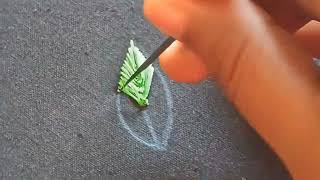 Class 12 Leaf filling Fly stitch [upl. by Annmaria]