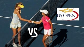 Sharapova vs Mirza  2005 US Open Highlights [upl. by Audwen]