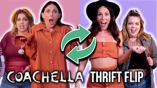 30 DIY Thrift Store Coachella Outfit CHALLENGE ft Sierra Schultzzie [upl. by Pugh]