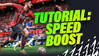 TUTORIAL LO SPEEDBOOST DEVASTANTE di FIFA 22 [upl. by Fuller]