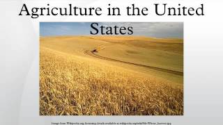 Agriculture in the United States [upl. by Booth]