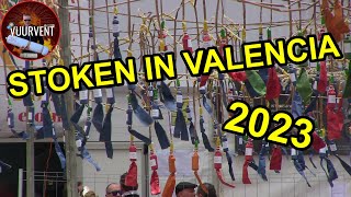 Stoken In Valencia 2023  VUURWERK  FIREWORKS [upl. by Carbone]