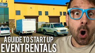 How to Start an Event Rental Business 0500k in 5 Years Guide [upl. by Nerrak]