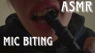 Mic biting ASMR  no talking [upl. by Suiravat]