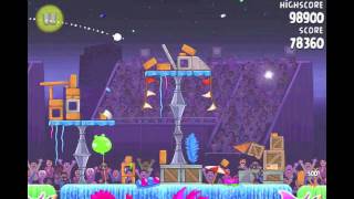 Angry Birds Rio Level 8 78 Carnival Upheaval 3 Star Walkthrough [upl. by Leunammi]