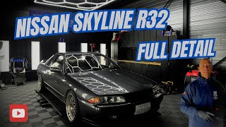 Nissan Skyline R32 Full detail [upl. by Noah478]