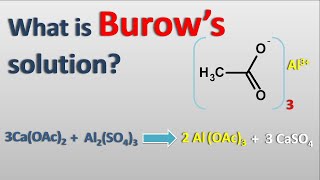 What is Burows solution  An astringent for skin irritation [upl. by Nosloc344]