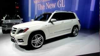 2013 MercedesBenz GLK350 Exterior and Interior at 2012 New York International Auto Show [upl. by Eisac]