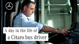 A day in the Life of a Citaro Bus Driver  MercedesBenz Buses [upl. by Pelletier126]