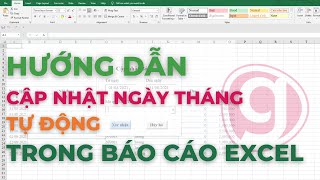 Hướng dẫn cập nhật ngày tháng tự động trong báo cáo Excel bằng USERFORM [upl. by Stahl]