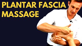 Plantar Fascia Deep Tissue Massage Techniques Hands on and IASTM [upl. by Rochelle]