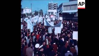 SYND 27 3 77 BACKGROUND FOOTAGE OF THE TURKISH INVASION OF CYPRUS [upl. by Ruphina848]