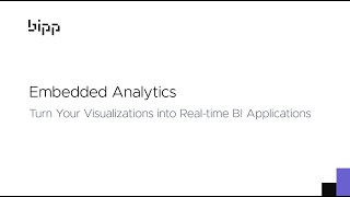 Embedded Analytics  bipp  Feature video [upl. by Munson640]