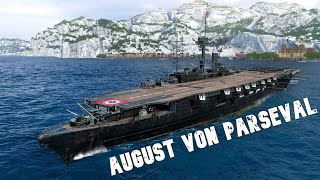 World of WarShips August von Parseval  7 Kills 233K Damage [upl. by Llenyt]