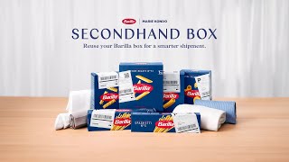 Marie Kondo x Barilla How to Reuse Boxes to Package amp Ship PreLoved Items Using the KonMari Fold [upl. by Neladgam]